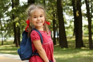 Girl With Backpack
